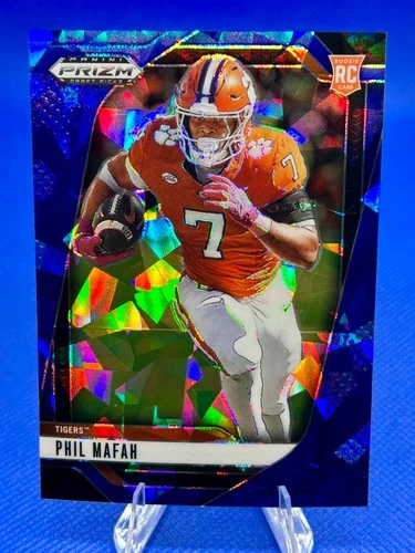 2025 Panini Prizm Draft Picks Football Phil Mafah #17 Blue Ice Prizm RC /149