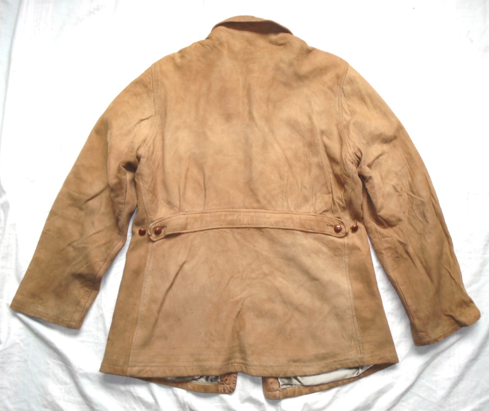 RARE Vintage 40s Size 38* Suede Jacket - image 3