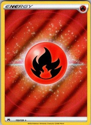 Fire Energy 153/159 Crown Zenith Ultra Rare Full Art