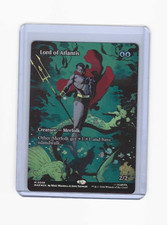 Magic The Gathering Marvel Super Heroes Lord Of Atlantis Boarderless Holo Card
