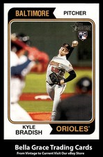 2023 Topps Heritage Kyle Bradish #191 Baltimore Orioles MLB Baseball 