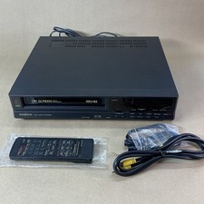 Broksonic VHSA-6741TSLC VHS VCR Player Recorder 4 Head with Remote NOT WORKING