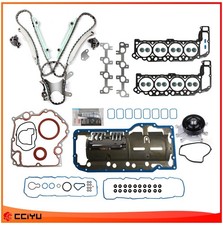Head Gasket Set Timing Chain Kit Water Pump Fits 2004-2006 Jeep Commander 4.7l