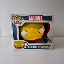 Funko Pop! Tazas Marvel Iron Man Cerámica 16 OZ Taza de Café Nueva en Caja Marvel Superhéroes