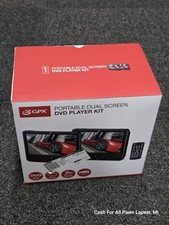 GPX 9  Screen Portable DVD Player With 2 Screens nib automobile media new in box
