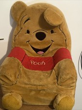 Vintage Disney Winnie The Pooh Kids Child Toddler Foam Plush Chair Bear 19