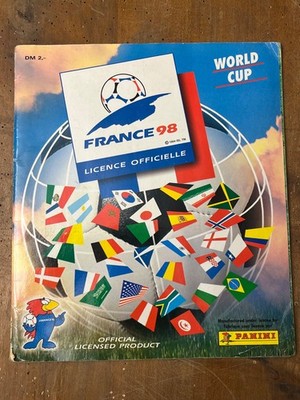 PANINI FIFA Weltmeisterschaft 1998 STICKER ALBUM SAMMELALBUM vollständig