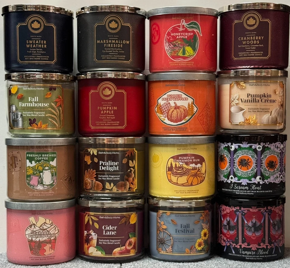 Bath and Body Works 3 Wick Candle 236 Scents To Choose From Fast Shipping - Image 3 of 3