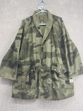 G Star Xl Beach Rovic Camo Summer Coat Revisable Raw Denim Parka
