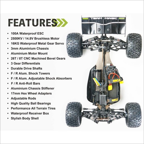 1:8 TEKEN T8 EP Racing Truggy #560020 (RC🏎️WillPower) TeamMagic - Picture 4 of 4