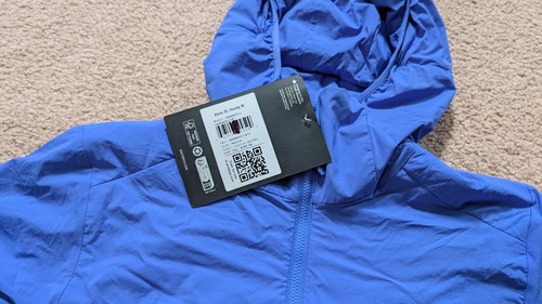 BNWT Arcteryx Atom SL Hoody Womens Medium - Electra Blue Hiking Insulated - Picture 3 of 8