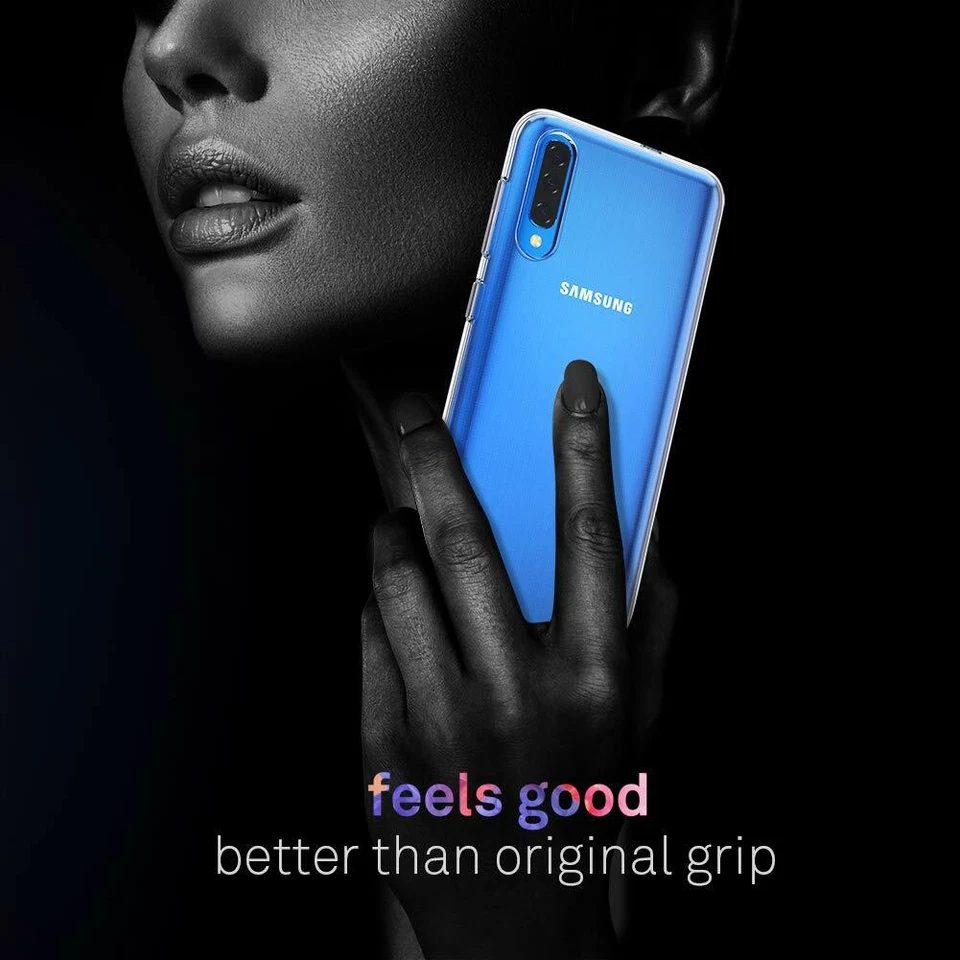 COVER CUSTODIA PER SAMSUNG A50 A 50 TRASPARENTE TPU SLIM MORBIDA ULTRASLIM - Immagine 2 di 4