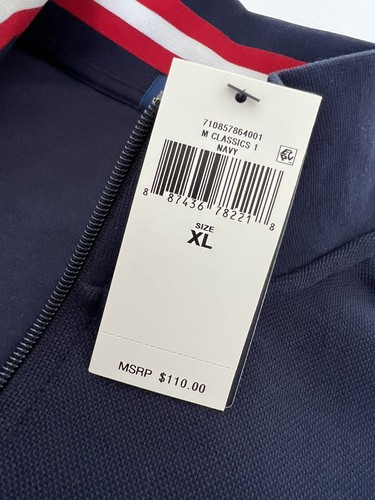 Polo Ralph Lauren Men's Classics 1/4 Zip Pullover Sweater Navy MSRP $110.00 NWT - Picture 3 of 20