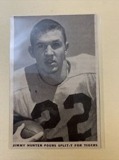 Jimmy Hunter Missouri Tigers 1956 Football SI Panel RARE!