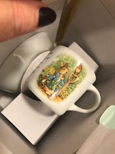 New & Never Used Wedgewood Peter Rabbit Nursery Set Mug Plate Bowl Still in Box