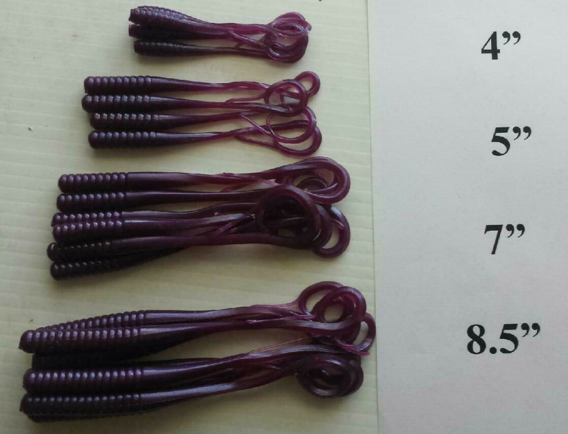 Engulf Baits Bungee Reflex Worms TequilaSunrise 4 Sizes! eBay