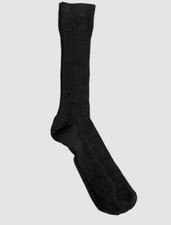 28 Neiman Marcus Men's Gray Wool Ribbed Blend Formal Dress Socks Shoe 8-12