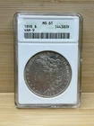 1898-P 1898 Morgan Silver Dollar VAM-9 ANACS Graded MS61 - 706B