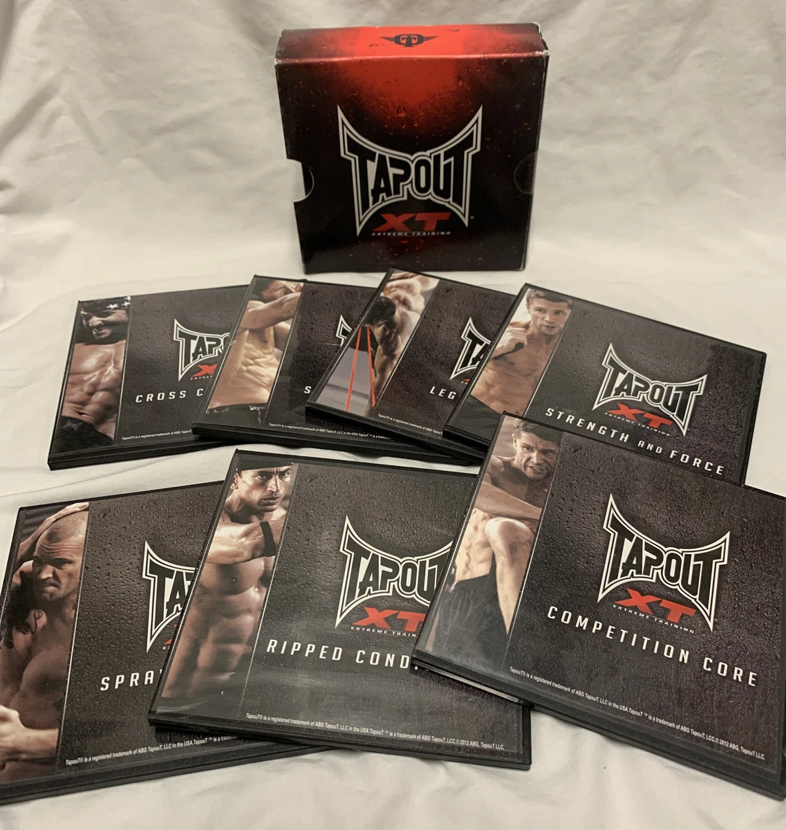 TapOut XT Extreme Training 12 DVD Set Workout Fitness Training MMA Core  Cardio