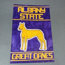 Albany State Great Danes New York NY 6x4 Scrapbook Shadowbox Artwork