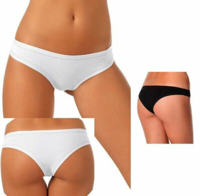3 Slip brasiliana donna Jadea in cotone modal con elastici tubolari art 502