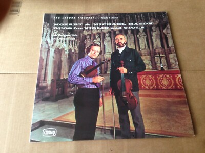 JOHN GEORGIADIS violin BRIAN HAWKINS viola MOZART MICHAEL HAYDN duos ABBEY LP UK