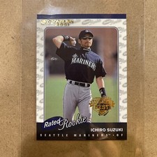 2001 Donruss #195 Ichiro SUZUKI Rated Rookie Bronze LIMITED PRINT RUN /999