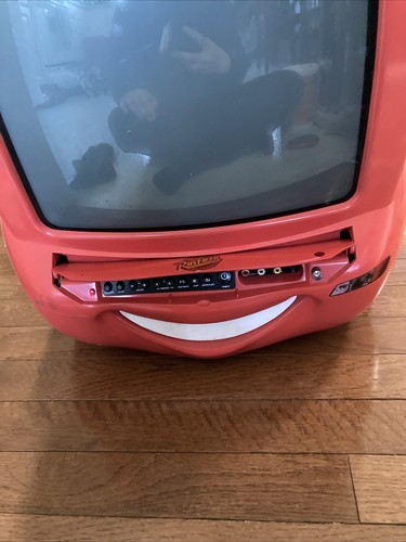 Lightning Mcqueen Disney Pixar Cars 13" CRT TV DVD Combo Remote NO SPOILER Works - Picture 20 of 24