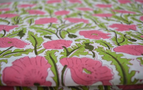Indian Cotton Women Fabric 3 Yard Hand Block Print Floral Fabric P_328 - Picture 4 of 5