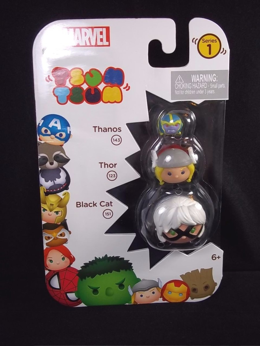 Marvel Tsum Tsum pack Series Black Cat Thor Thanos #10