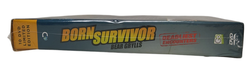 Bear Grylls Born Survivor 10 DVDs Limited Edition Box Set Round Tin Case Sealed - Picture 6 of 7