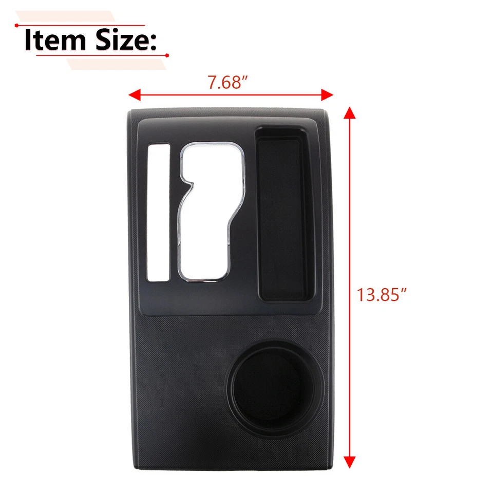 Center Console Shifter Bezel Shift Trim Panel Cover For 2005-2015 Toyota Tacoma - Image 2 of 4