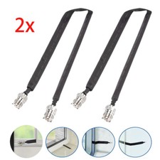 2x Door/Window Pass Through Flat Coaxial Cable SO239 UHF Female to UHF Female