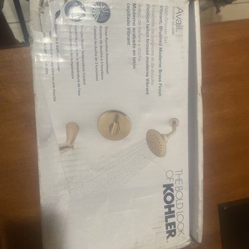 KOHLER Avail Vibrant Brass Shower & Bath Faucet R330494G2MB (Read