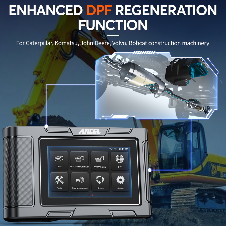 Mua ANCEL HD3600 Heavy Equipment Diagnostic Tool With D-P-F Regen, Full