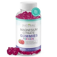 Calm Magnesium Citrate Gummies for Kids – Sugar Free Sleep Aid Calming Stress...