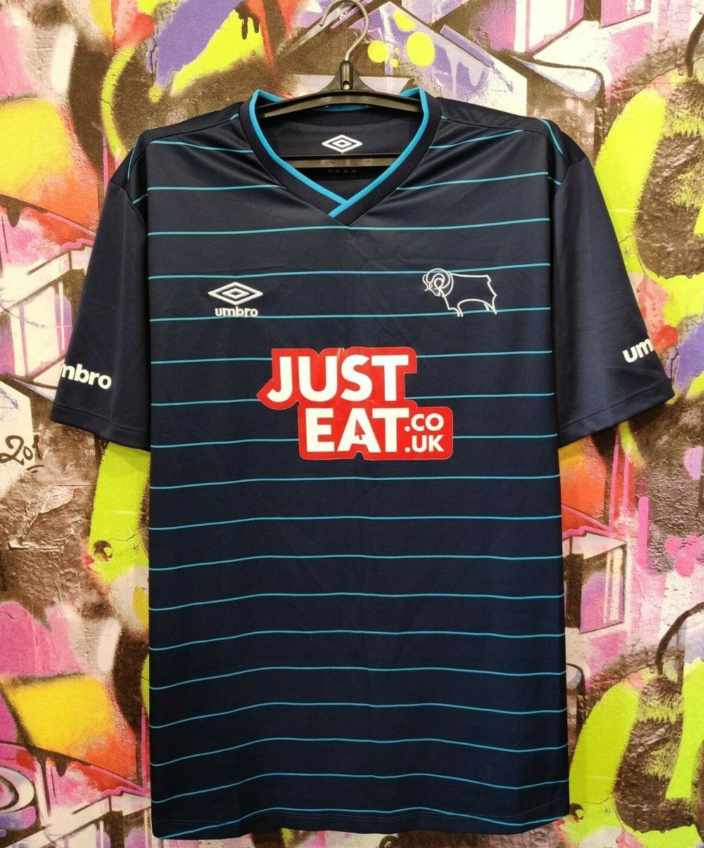Derby County FC 2014 2015 Away Football Shirt Soccer Jersey Top