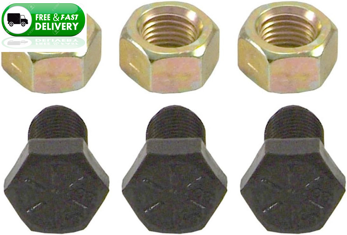 Torque Converter Bolts & Lock Nuts GM TH350, TH400 3 each 4697 3/8"-24 by 5/8"..