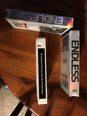 未開封　FRANK OCEAN ENDLESS VHS FRANK OCEAN - ENDLESS VHS - SOLD OUT BLACK FRIDAY - SHIPS NOW | eBay