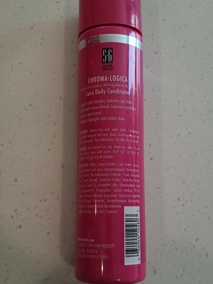 luxurious hair care routine with Salon Grafix SG Chroma-Logica Luxe Lather Condi - Image 2 of 4