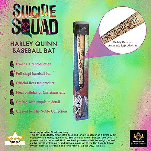 Suicide Squad Harley Quinn Baseball Bat Prop Replica - Picture 3 of 5