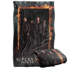 Supernatural Fire Frame Silky Touch Super Soft Throw Blanket