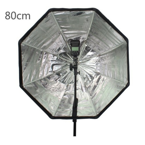 US 3Pcs Godox 32" 80cm Octagon Umbrella Softbox For Studio Flash Light Speedlite - Picture 8 of 12
