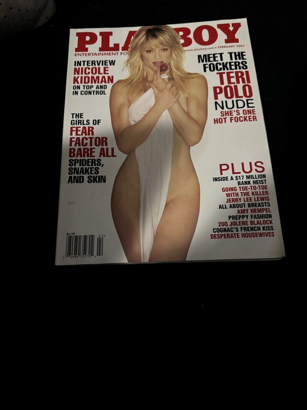 PLAYBOY MAGAZINE FEBRUARY 2005  TERI POLO NICOLE KIDMAN