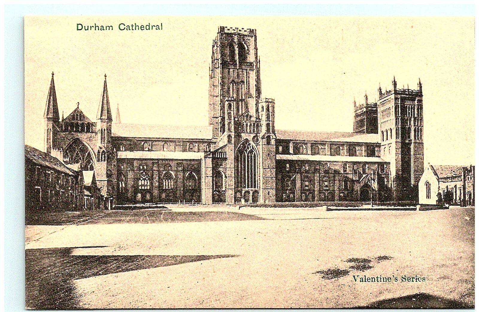 S04-5408, Durham Cathedral, *C1910S Valentine's Series * Postcard