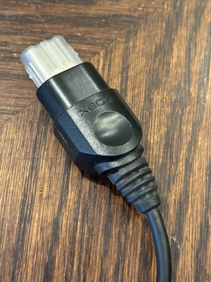 Adaptador Comunicador Xbox Original X08-01420 Controlador Dongle Y Cable AV Foto 2 de 4