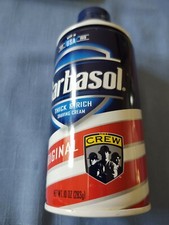 COLUMBUS CREW SOCCER BARBASOL SHAVING CREAM COLLECTOR CAN - 10 OZ. NEW