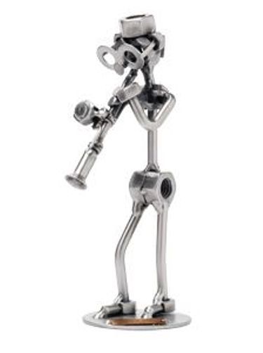 Clarinette Hinz & Kunst figurine en acier forgé de haute qualité