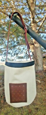 Horse feed bag/ Heavy Duck Canvas Full Horse Feed Bag/Made in U.S.A./horse tack/
