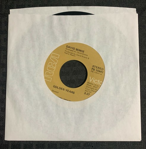 1975 David Bowie – Golden Years 7" EX/Gen RCA Victor – PB-10441 | eBay